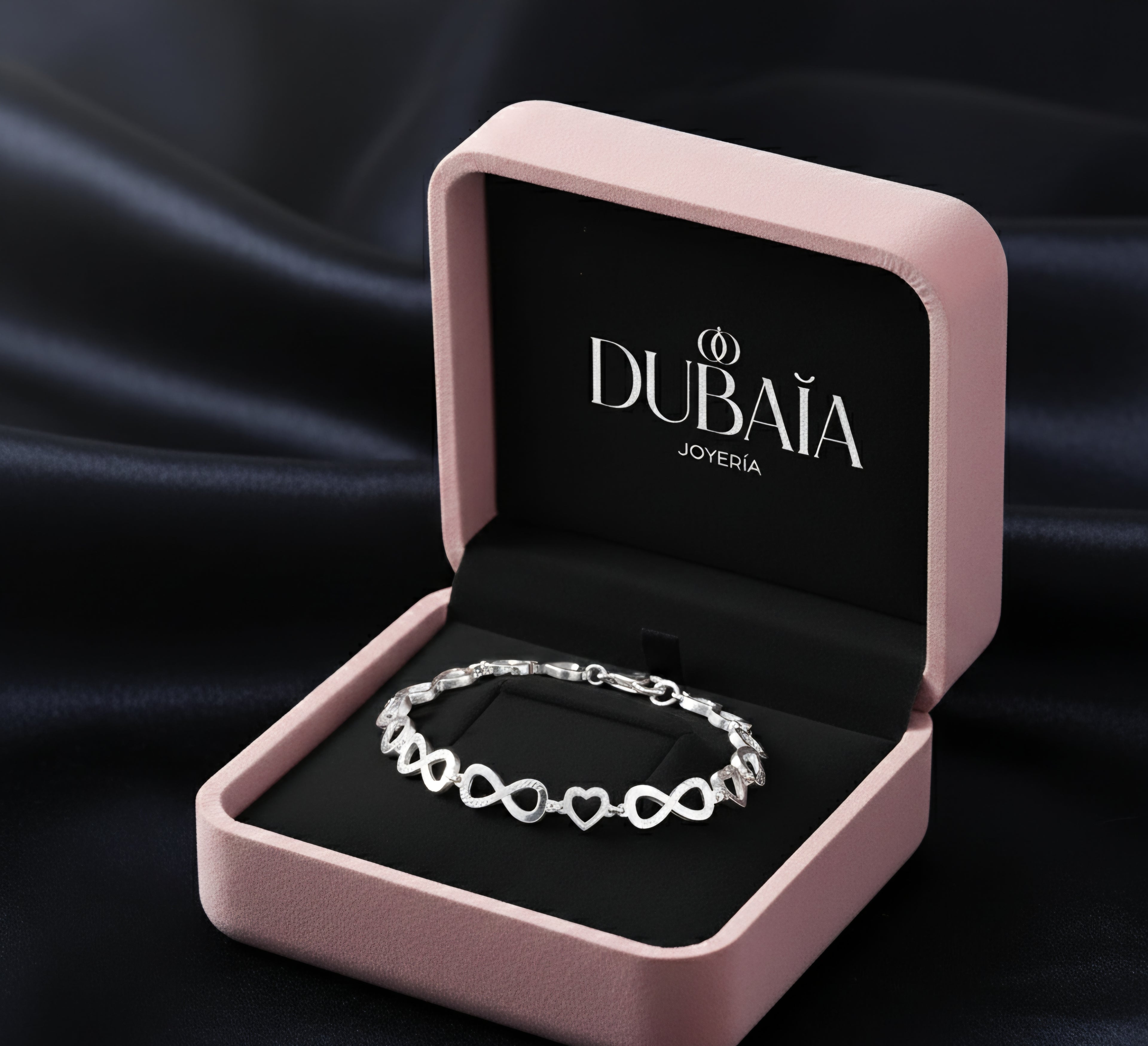 Pulsera Plata 925 Infinito Entrelazado